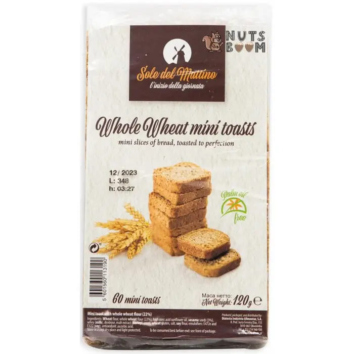 Міні-тости з пшеничного борошна 120г